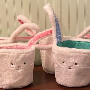 Set of 4 Bunny Bucket Baskets